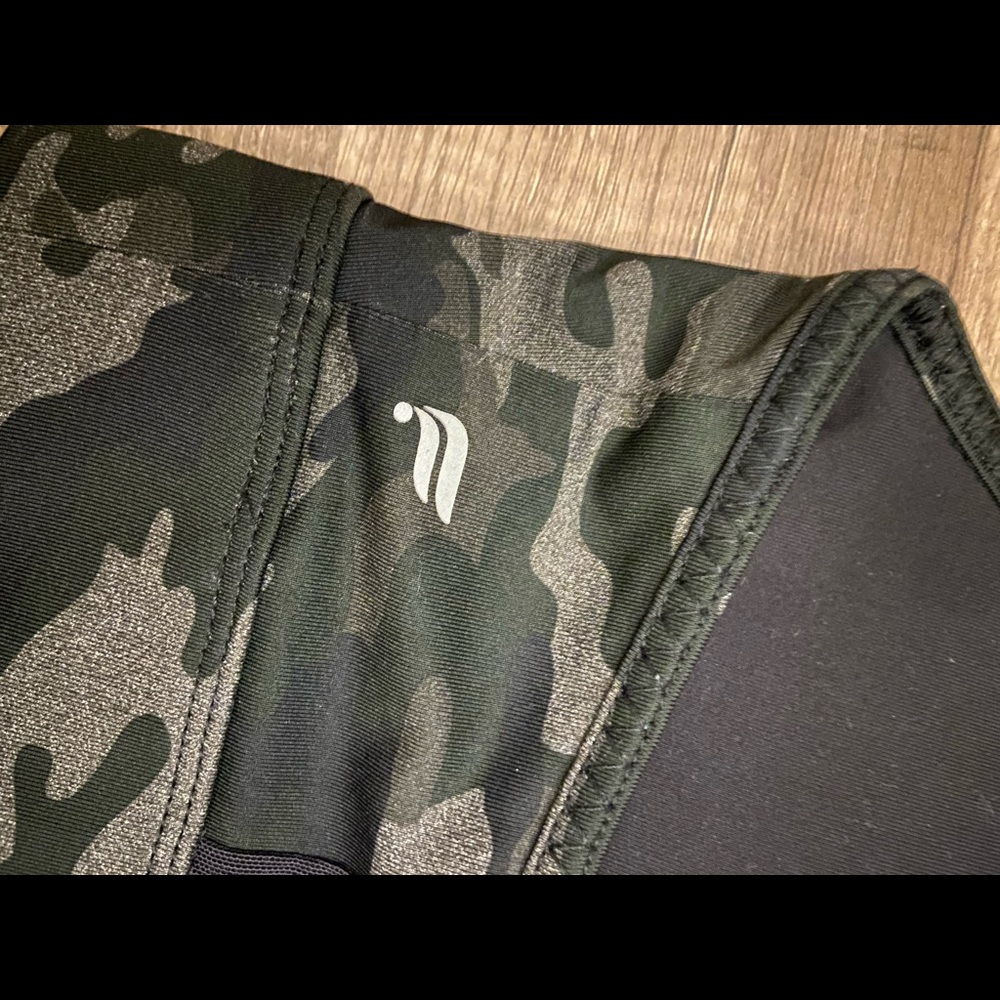 Fabletics Camo Racerback Sports Bra - Picture 3 of 5